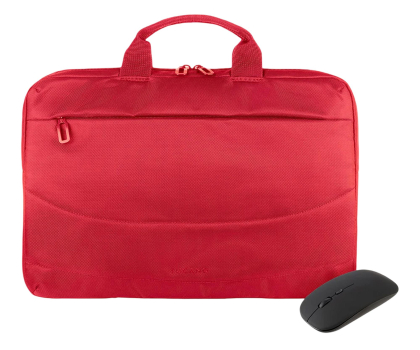 Torba na laptopa Tucano Borsa Idea 15,6" + Myszka Czerwona