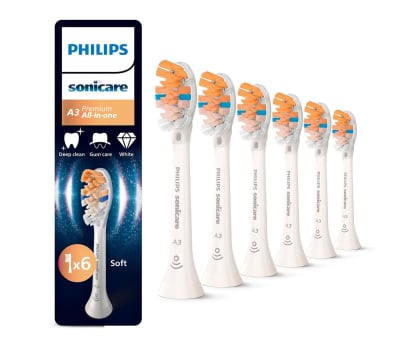 Końcówka do szczoteczek i irygatorów Philips Sonicare Końcówki A3 Premium All-in-One 6 szt. HX9096/87