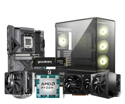 Desktop Polecany zestaw Ryzen 7 9800X3D/32GB/2TB/RX 5070 Ti 16GB