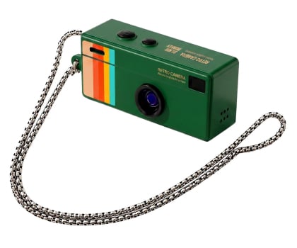 Aparat kompaktowy Silver Monkey Kompaktowa Kamera Cyfrowa RetroCAM zielona