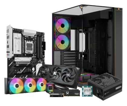 Desktop Polecany zestaw Ryzen 7 9800X3D/32GB/1TB/ RX 9070 XT 16GB
