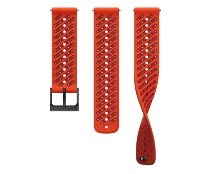 Pasek do smartwatchy Suunto 22mm Athletic 8 Silicone Strap Coral Orange S+M