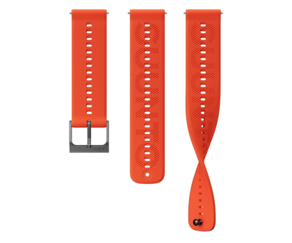 Pasek do smartwatchy Suunto 22mm Athletic 6 Silicone Strap Coral Orange S+M