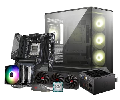 Desktop Polecany zestaw Ryzen 7 7800X3D/32GB/1TB/RX 9070 XT 16GB