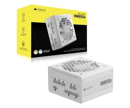 Zasilacz do komputera Corsair RM850e 850W 80 Plus Platinum ATX 3.1 White
