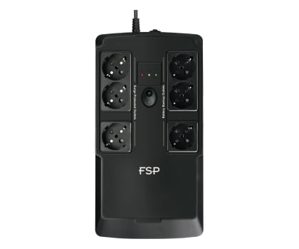 Zasilacz awaryjny (UPS) FSP/Fortron NanoFit 600 (600VA/360W, 6x Schuko)