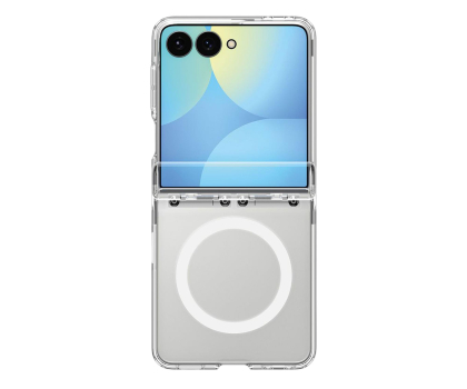 Etui / obudowa na smartfona Spigen Ultra Hybrid Pro MagSafe do Samsung Galaxy Z Flip8 clear whi