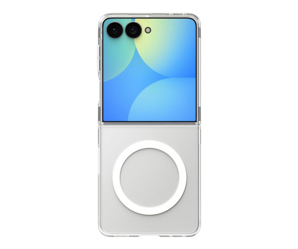 Etui / obudowa na smartfona Spigen Air Skin MagSafe do Samsung Galaxy Z Flip8 clear white