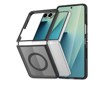 Etui / obudowa na smartfona Tech-Protect Magmat Magsafe do Galaxy Z Flip 8 Matte Black