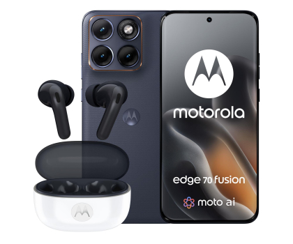 Smartfon / Telefon Motorola edge 70 fusion 5G 12/256GB Silhouette 144Hz + Buds 2