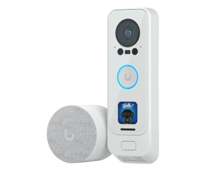 Domofon/wideodomofon Ubiquiti UVC-G4 Doorbell Pro PoE Kit Zestaw wideodomofon + gong Biały