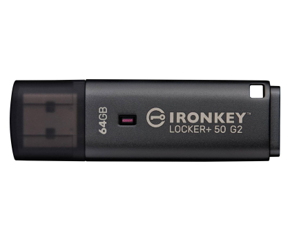 Pendrive (pamięć USB) Kingston 64GB IronKey Locker+ 50G2