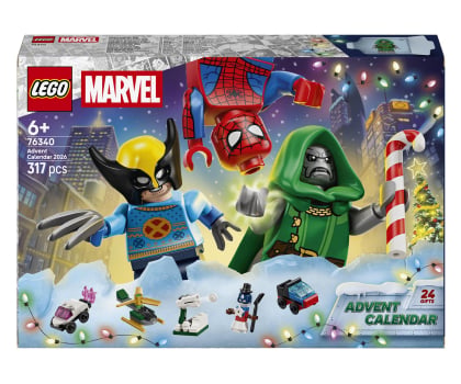 Klocki LEGO® LEGO 76340 MARVEL Kalendarz adwentowy 2026