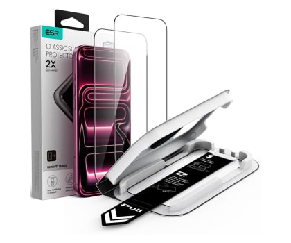 Folia / szkło na smartfon ESR Szkło Hartowane Ultrafit Classic Tempered Glass 2-Pack Do Ip