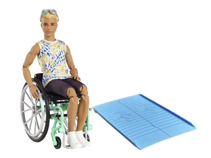 Barbie Ken na wózku