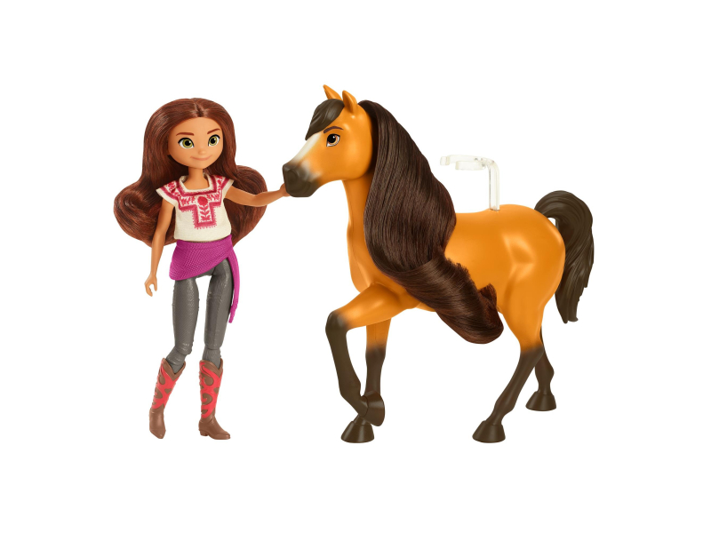 Mattel Spirit Mustang: Duch wolności Lalka Lucky + koń Sp