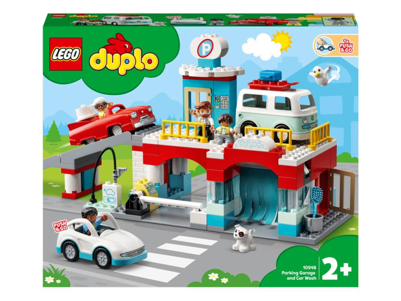 LEGO DUPLO 10948 Parking piętrowy i myjnia samochodowa