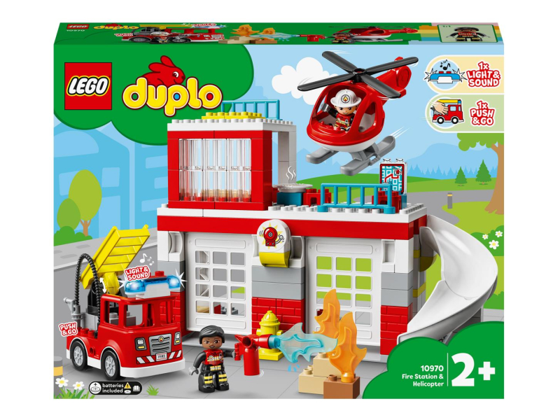 LEGO DUPLO 10970 Remiza strażacka i helikopter