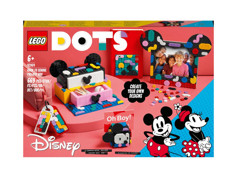 LEGO DOTS 41964 Myszka Miki i Myszka Minnie - zestaw szkolny