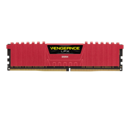 Pamięć RAM DDR4 Corsair 8GB (1x8GB) 2400MHz CL16 Vengeance LPX Red