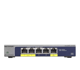 Switche Netgear 5p GS105PE (5x10/100/1000Mbit 2xPoE 1xPoE-PD)