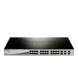 Switche D-Link 28p DES-1210-28P (24x10/100Mbit 2x1Gbit 2xSFP)