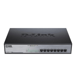 Switche D-Link 8p DGS-1008MP (8x10/100/1000Mbit PoE+)