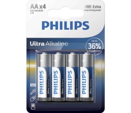 Bateria i akumulatorek Philips Ultra Alkaline AA (4szt)