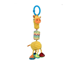 Zabawka dla małych dzieci Dumel BaliBaZoo Zawieszka Żyrafa Gabi Dzwoneczek