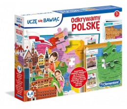 Gra dla małych dzieci Clementoni Odkrywamy Polskę