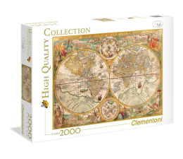 Puzzle powyżej 1500 elementów Clementoni Puzzle HQ  Ancient Map