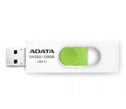 Pendrive (pamięć USB) ADATA 128GB UV320 biało-zielony