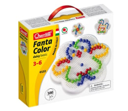 Zabawka plastyczna / kreatywna Quercetti Mozaika Fantacolor Daisy Basic Wróbelek 100 EL.