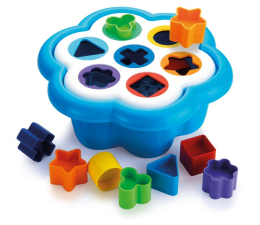 Zabawka dla małych dzieci Quercetti Sorter Daisy Box kształty 16 el.