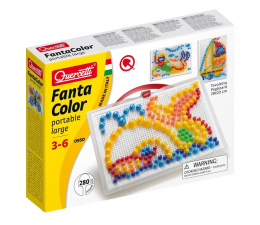 Zabawka plastyczna / kreatywna Quercetti Mozaika przenośna Fantacolor Wieloryb 280 el.