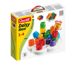 Zabawka plastyczna / kreatywna Quercetti Układanka Daisy Maxi z grzechotką 21 el.