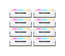 Pamięć RAM DDR4 Corsair 64GB (8x8GB) 3200MHz CL16 Vengeance RGB PRO White
