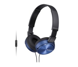 Słuchawki przewodowe Sony MDR-ZX310AP Niebieskie