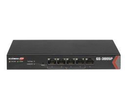 Switche Edimax 5p GS-3005P (5x10/100/1000Mbit 4xPoE+)