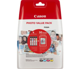 Tusz do drukarki Canon CLI-581 zestaw Photo 4 tuszów CMYK XL