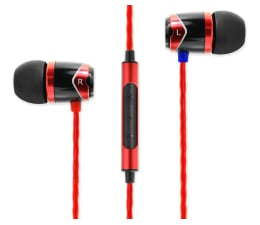 Słuchawki przewodowe SoundMagic E10C Black-Red