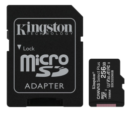 Karta pamięci microSD Kingston 256GB microSDXC Canvas Select Plus 100MB/85MB/s