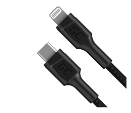 Kabel USB Green Cell Kabel USB-C - Lightning 1m (QC 3.0, MFI)