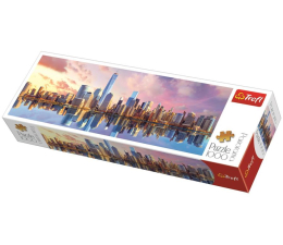 Puzzle 1000 - 1500 elementów Trefl 1000 el panorama Manhattan