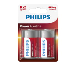 Bateria i akumulatorek Philips Power Alkaline D LR20 (2szt)