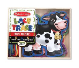 Zabawka plastyczna / kreatywna Melissa & Doug Przeplatanka drewniana Zwierzęta gospodarskie