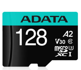 Karta pamięci microSD ADATA 128GB microSDXC Premier Pro 100MB/s U3 V30S A2