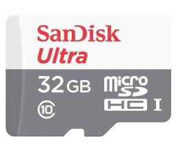 Karta pamięci microSD SanDisk 32GB microSDHC Ultra 100MB/s C10 UHS-I