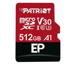 Karta pamięci microSD Patriot 512GB EP microSDXC 100/80MB (odczyt/zapis)