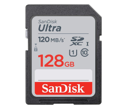 Karta pamięci SD SanDisk 128GB SDXC Ultra 120MB/s C10 UHS-I